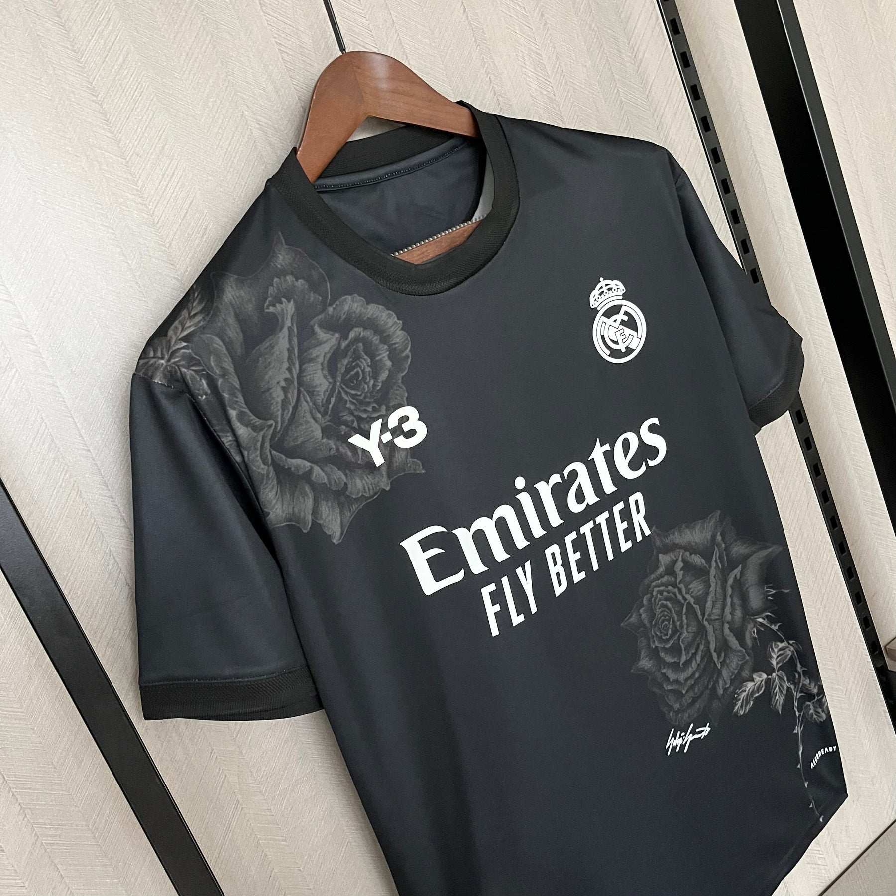 CAMISA REAL MADRID Y3 BLACK 24/25