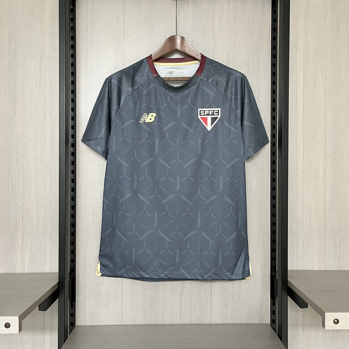 CAMISA SÃO PAULO TREINO CINZA 25/26