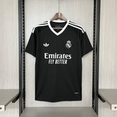 CAMISA REAL MADRID BLACK GOLEIRO 24/25