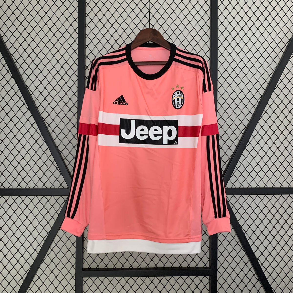 CAMISA JUVENTUS RETRÔ MANGA LONGA AWAY 15/16