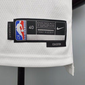 NBA 75TH CHICAGO BULLS WHITE NBA JERSEY