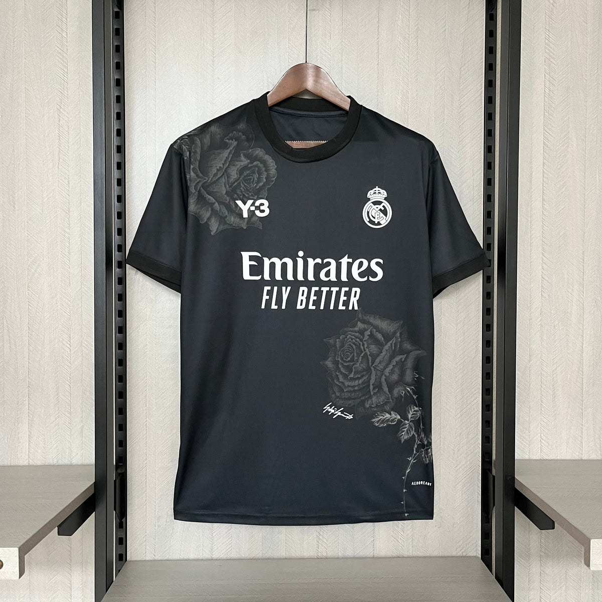 CAMISA REAL MADRID Y3 BLACK 24/25
