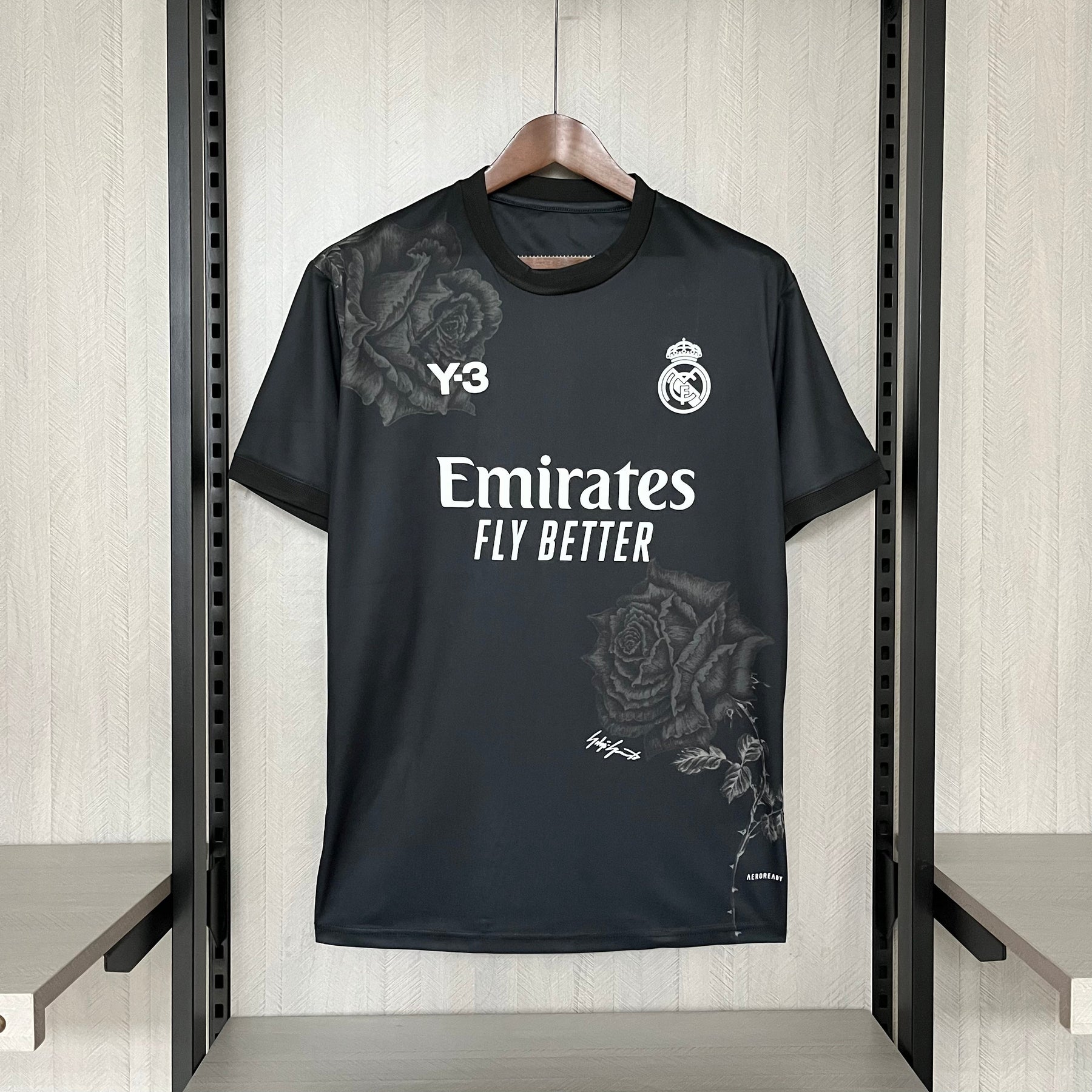 CAMISA REAL MADRID Y3 BLACK 24/25