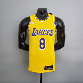 NBA 75TH LOS ANGELES LAKERS YELLOW NBA JERSEY