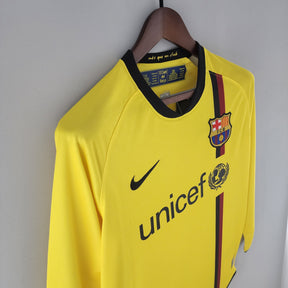 CAMISA RETRÔ BARCELONA AWAY MANGA LONGA 08/09