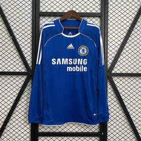 CAMISA RETRÔ MANGA LONGA CHELSEA HOME 06/07