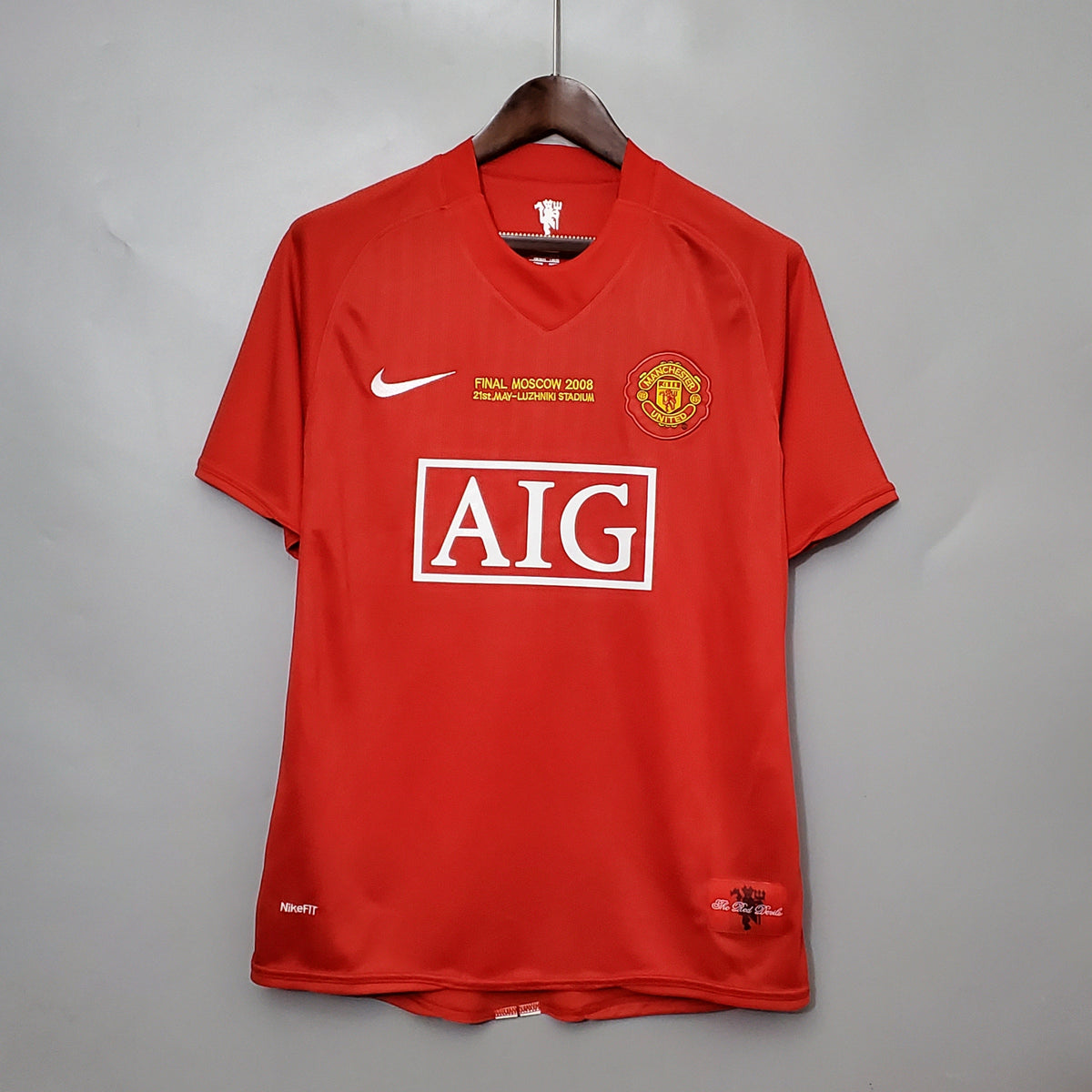 CAMISA RETRÔ MANCHESTER UNITED HOME 07/08