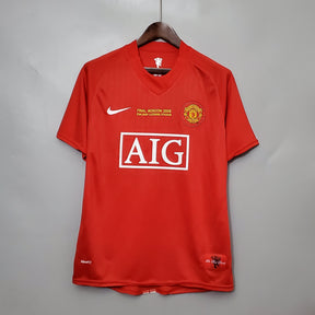CAMISA RETRÔ MANCHESTER UNITED HOME 07/08