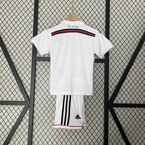KIT INFANTIL RETRÔ REAL MADRID HOME 14/15