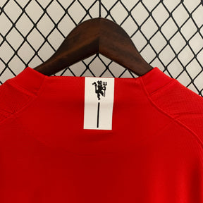 CAMISA RETRÔ MANCHESTER UNITED HOME MANGA LONGA 07/08