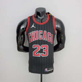 NBA 75TH CHICAGO BULLS FLYERS BLACK NBA JERSEY