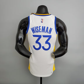 NBA 75TH GOLDEN STATE WARRIORS WHITE NBA JERSEY
