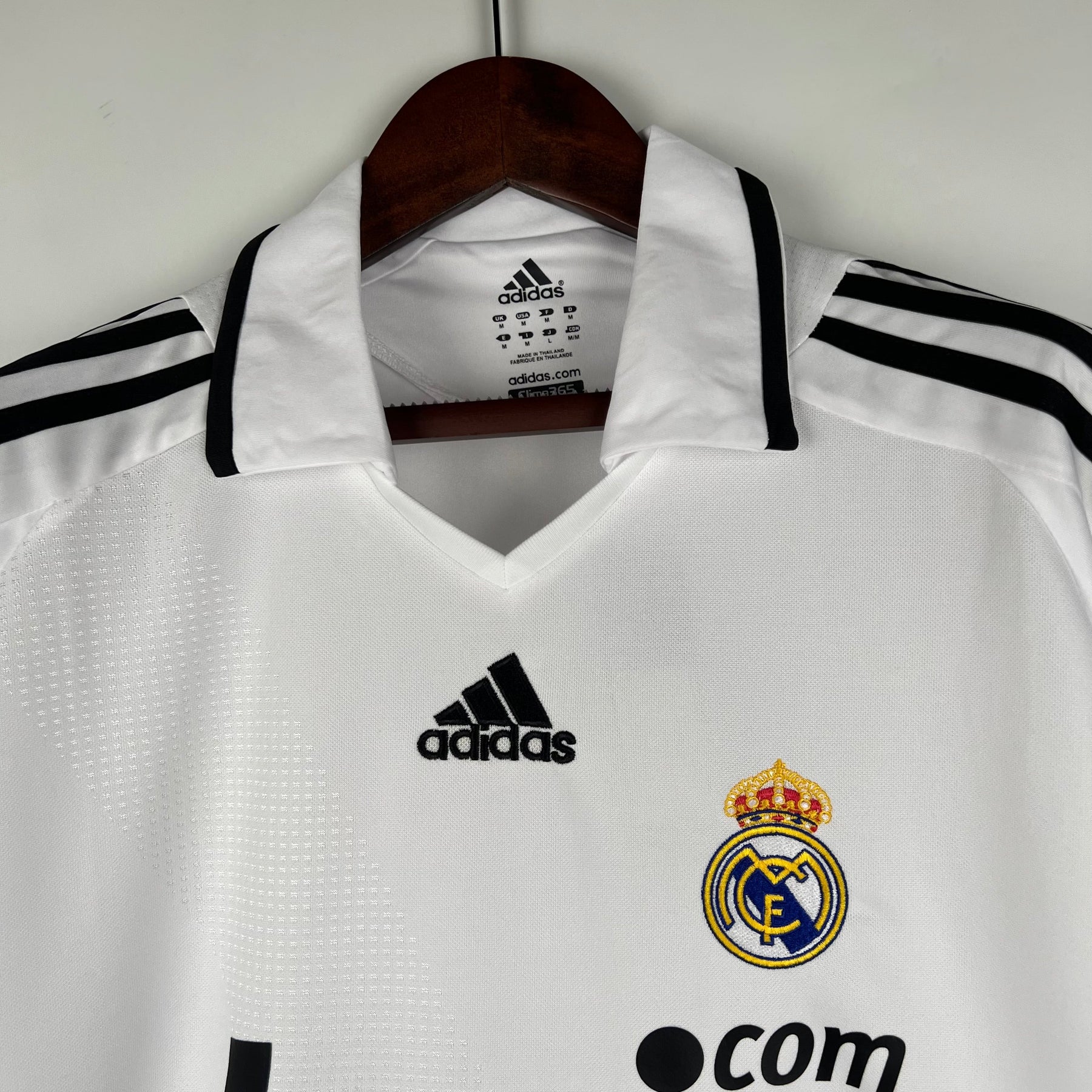 CAMISA REAL MADRID RETRÔ HOME 08/09