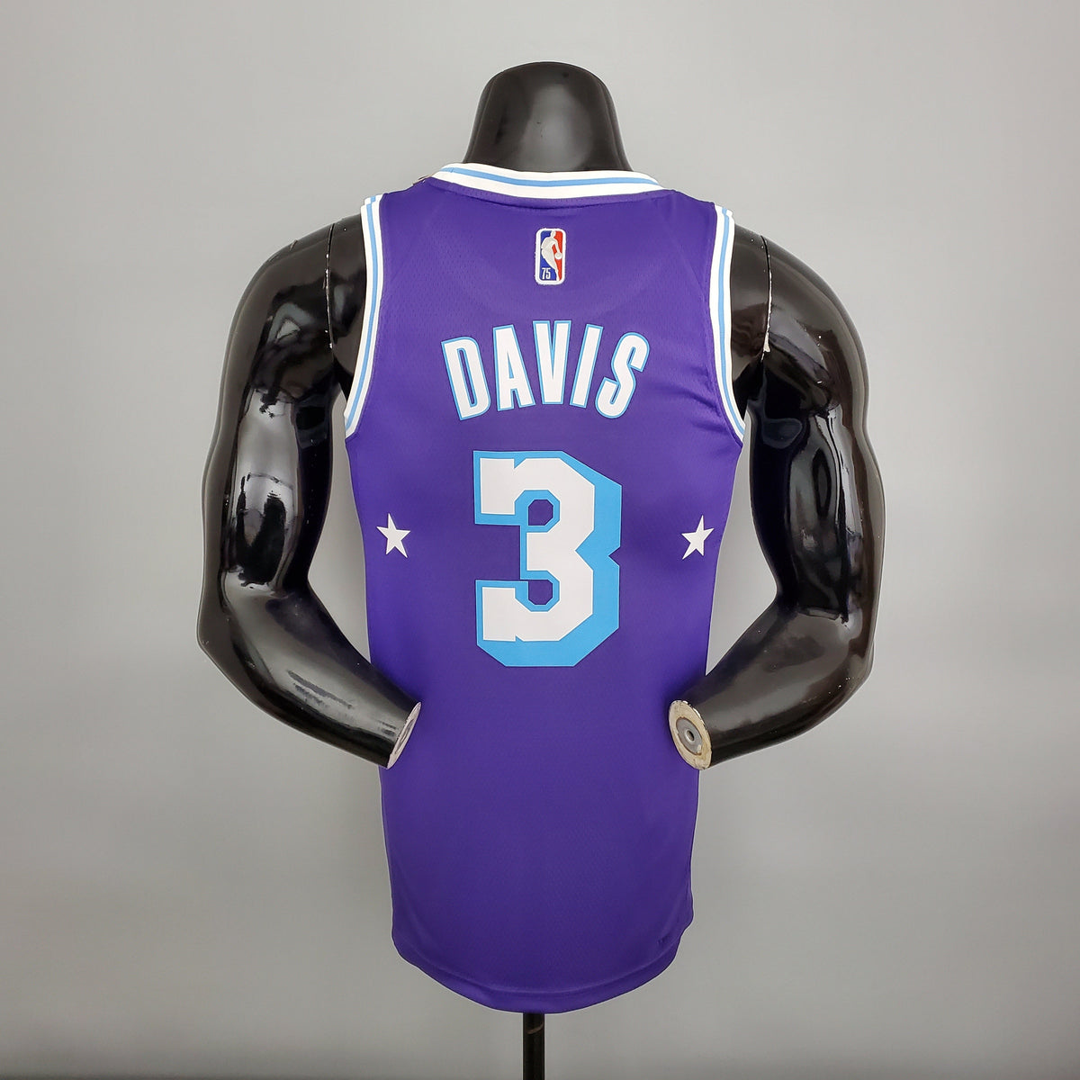 NBA 75TH LOS ANGELES LAKERS PURPLE & BLUE NBA JERSEY