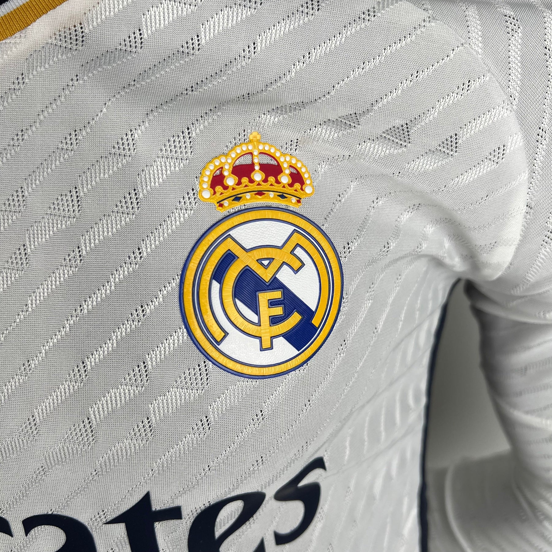 CAMISA REAL MADRID VERSÃO JOGADOR MANGA LONGA HOME 23/24