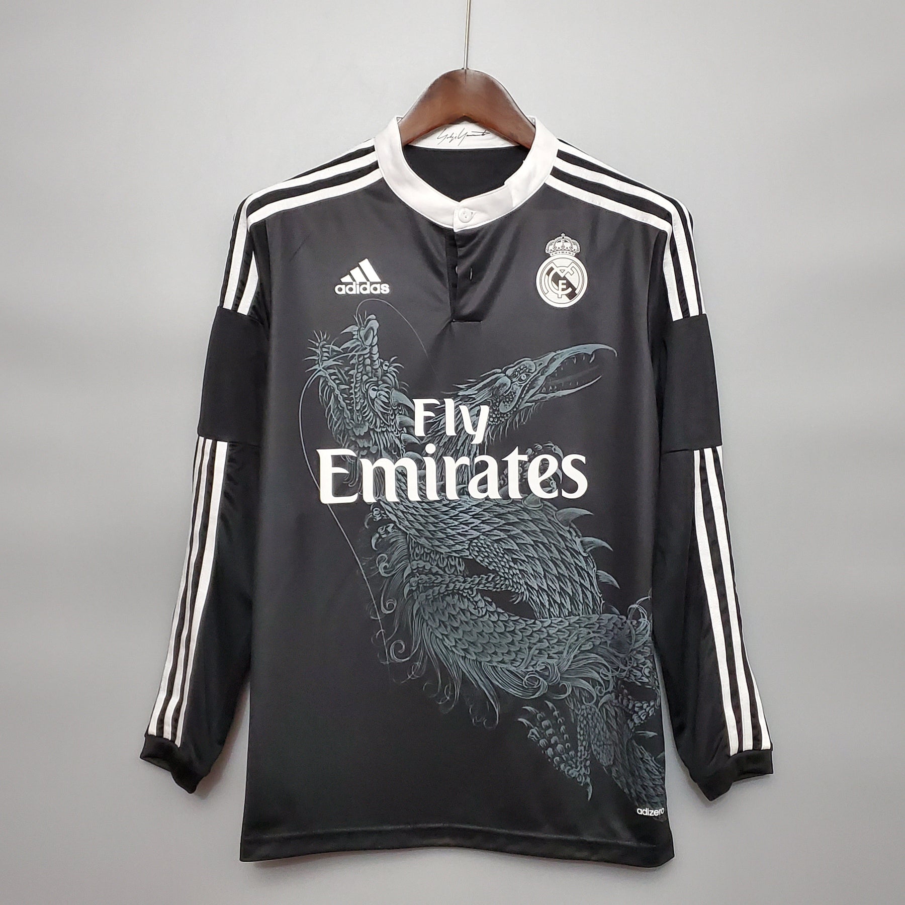 CAMISA REAL MADRID MANGA LONGA RETRÔ THIRD 14/15