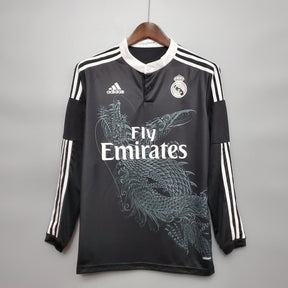 CAMISA REAL MADRID MANGA LONGA RETRÔ THIRD 14/15