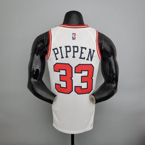 NBA 75TH CHICAGO BULLS WHITE NBA JERSEY