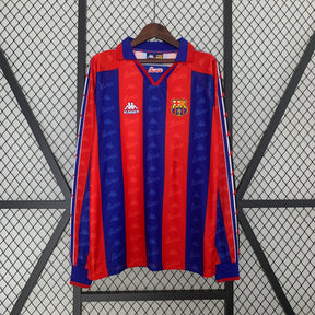 CAMISA RETRÔ BARCELONA HOME MANGA LONGA 96/97