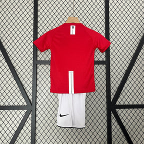 KIT INFANTIL RETRÔ MANCHESTER UNITED HOME 08/09