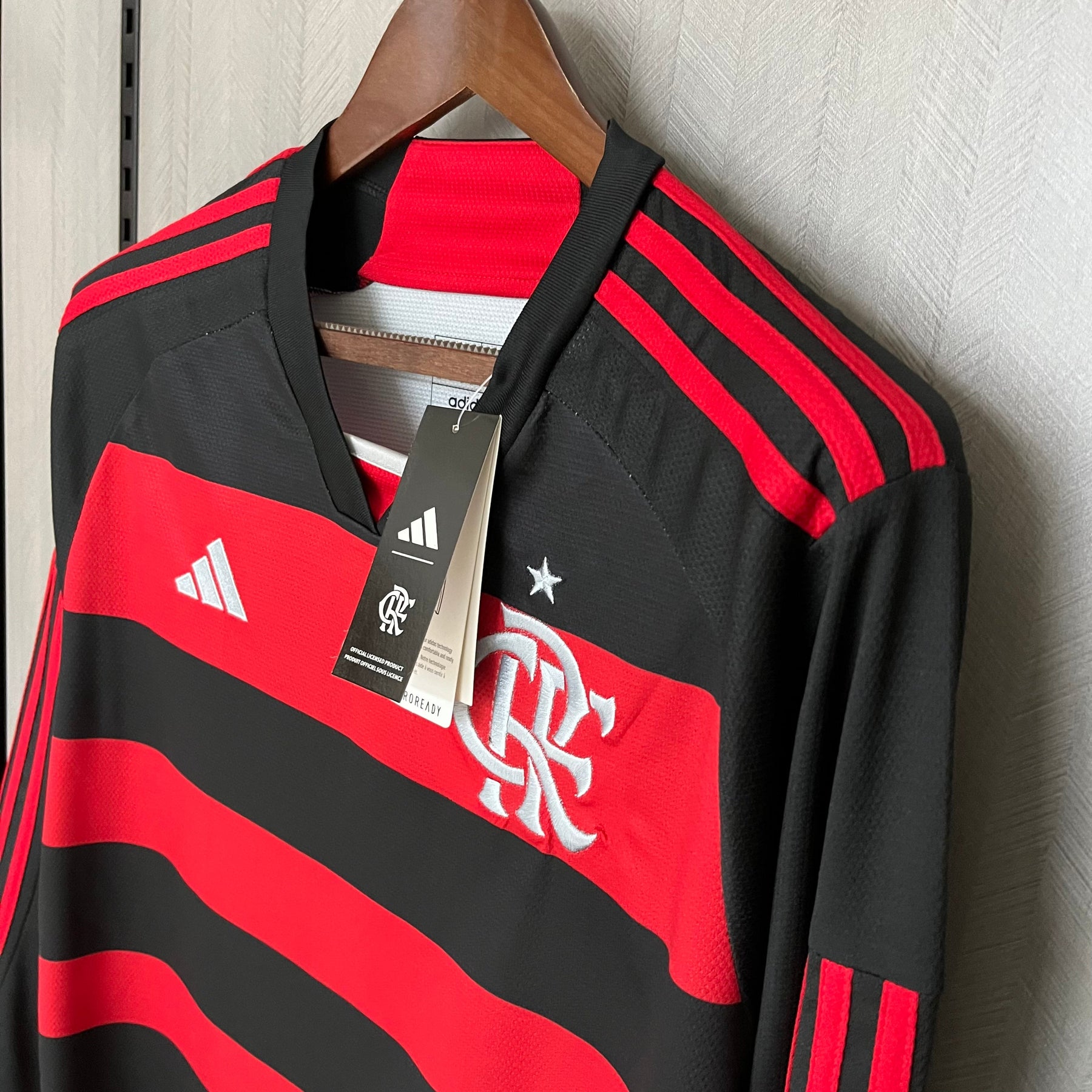 CAMISA FLAMENGO MANGA LONGA HOME 24/25
