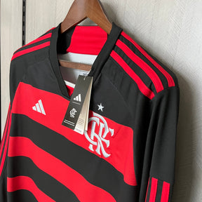 CAMISA FLAMENGO MANGA LONGA HOME 24/25