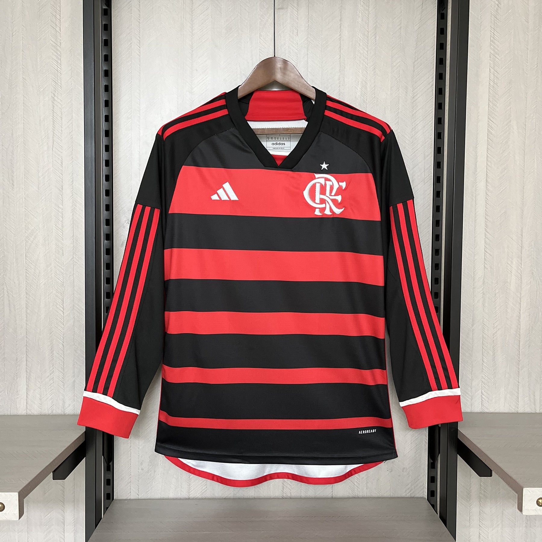 CAMISA FLAMENGO MANGA LONGA HOME 24/25
