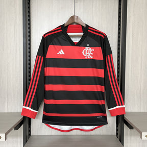 CAMISA FLAMENGO MANGA LONGA HOME 24/25