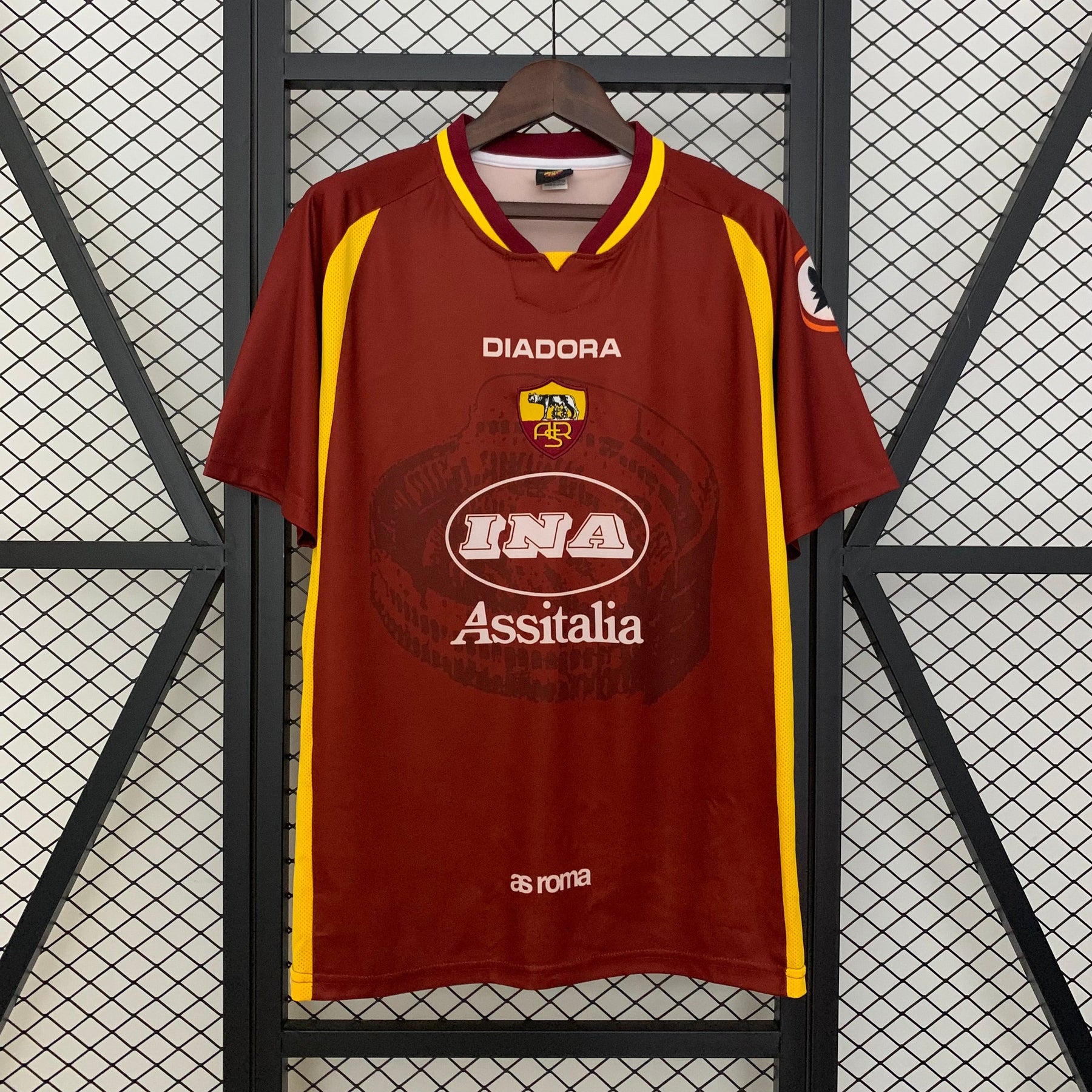 CAMISA RETRÔ ROMA HOME 97/98