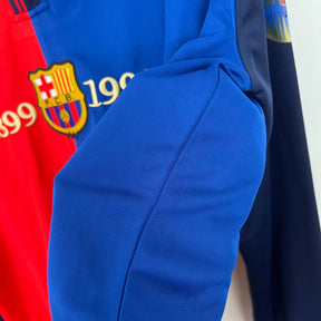 CAMISA RETRÔ BARCELONA HOME MANGA LONGA 100 ANOS