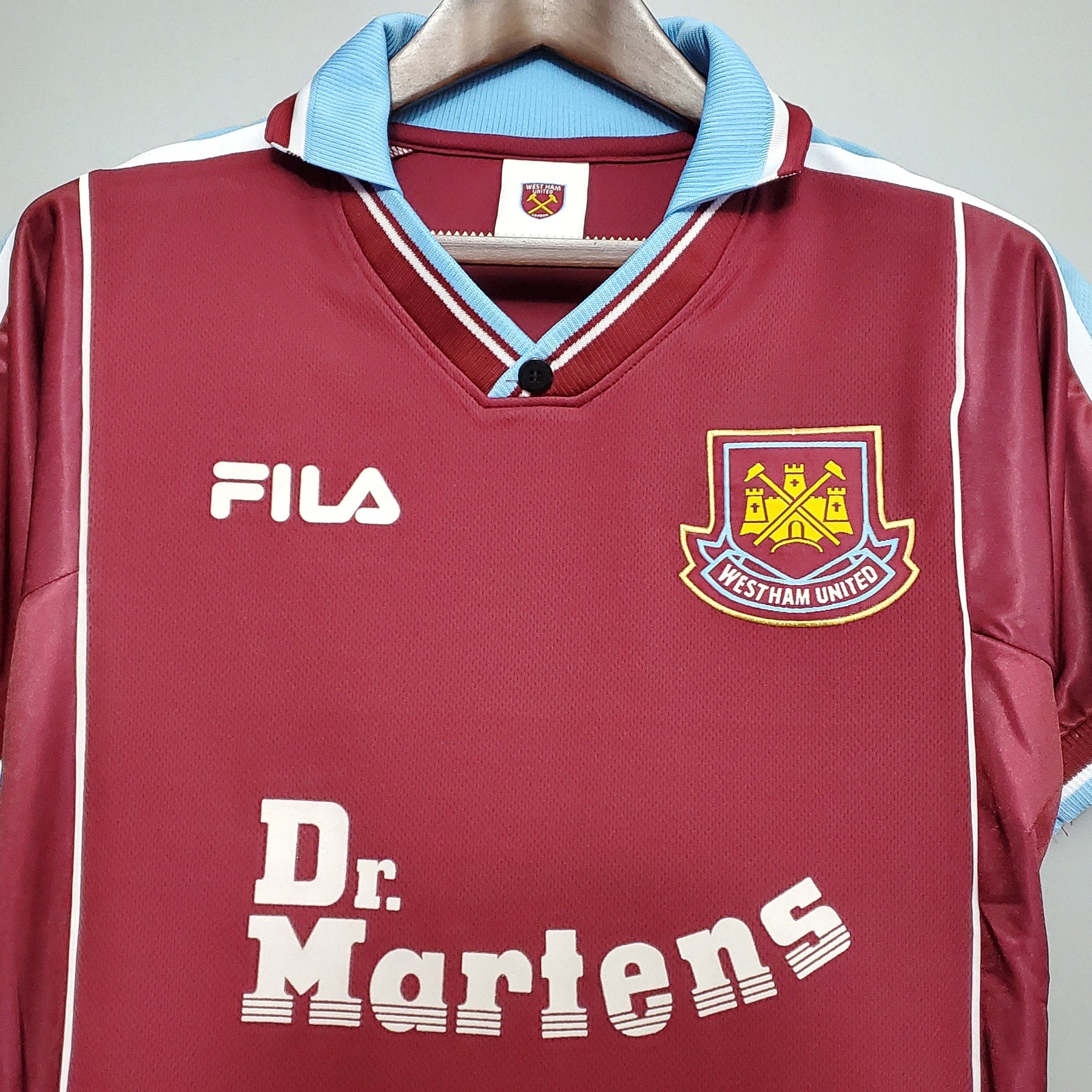 CAMISA WEST HAM RETRÔ HOME 99/01