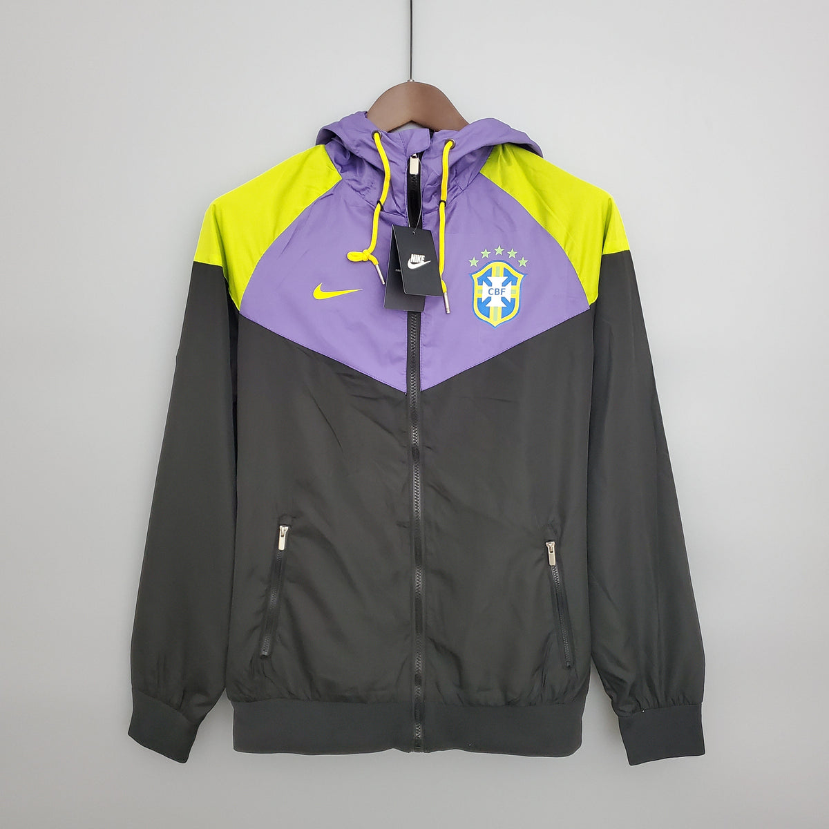 CORTA-VENTO BRASIL PURPLE BLACK