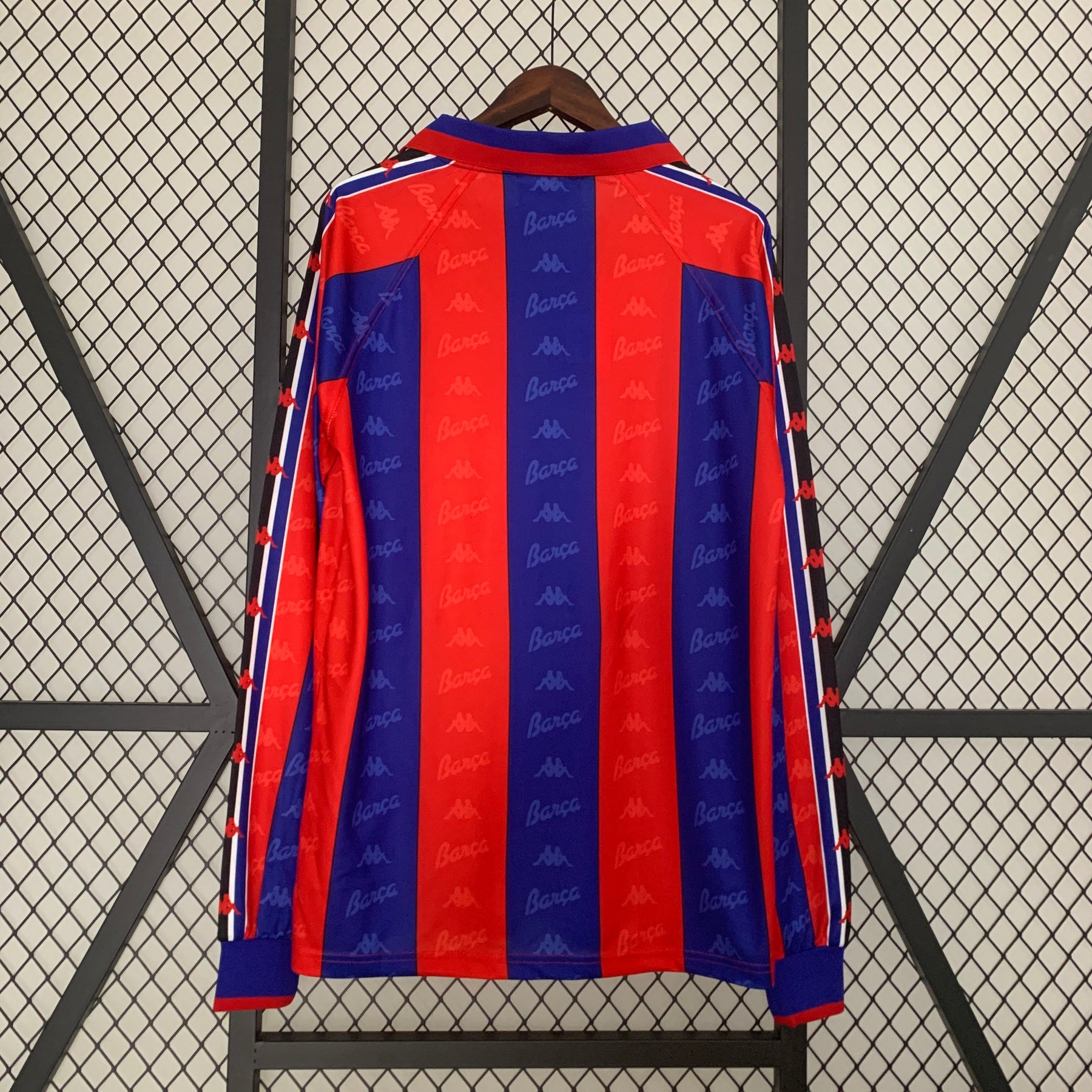 CAMISA RETRÔ BARCELONA HOME MANGA LONGA 96/97