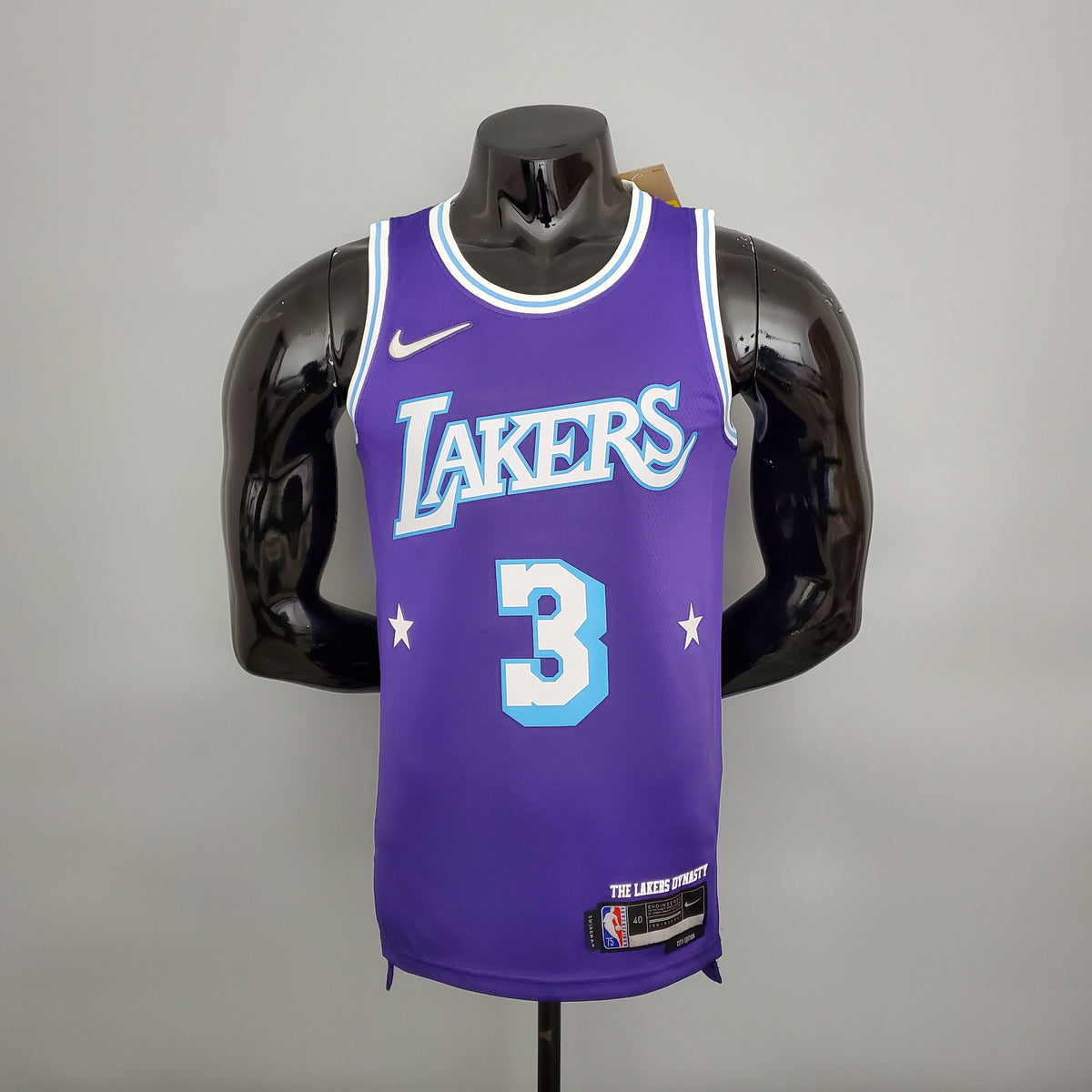 NBA 75TH LOS ANGELES LAKERS PURPLE & BLUE NBA JERSEY