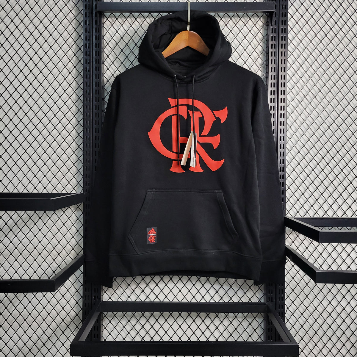 MOLETOM FLAMENGO BLACK 23/24