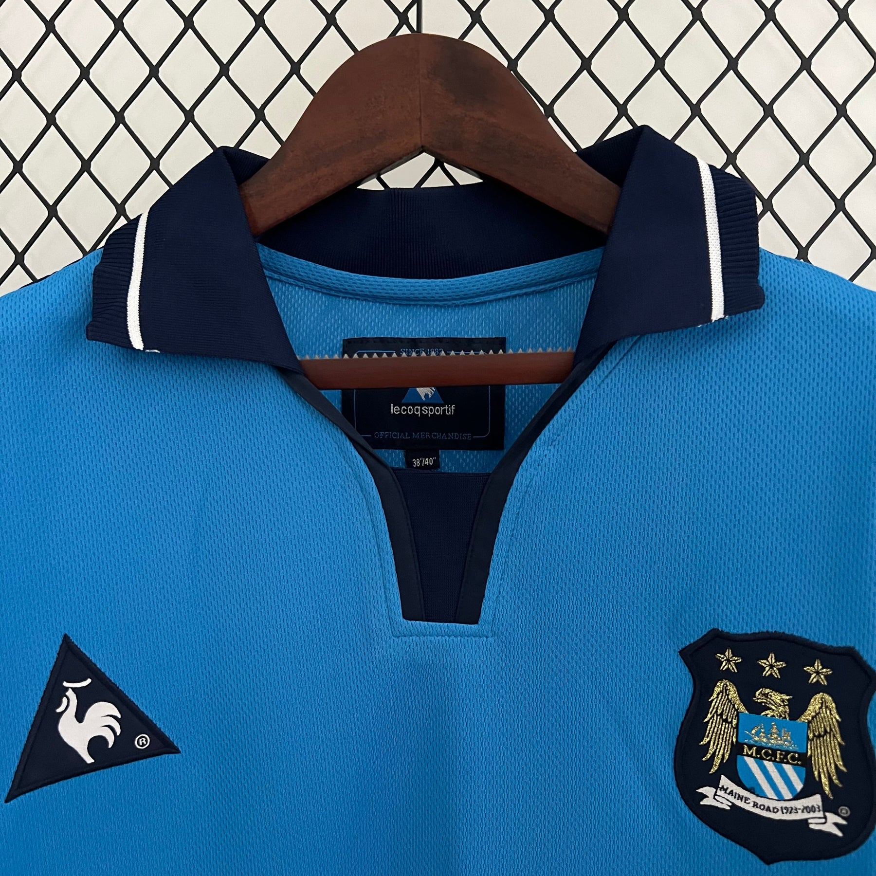 CAMISA MANCHESTER CITY RETRÔ HOME 02/03