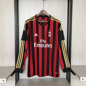CAMISA RETRÔ MILAN HOME MANGA LONGA 13/14