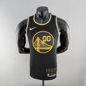 NBA 75TH GOLDEN STATE WARRIORS BLACK NBA JERSEY