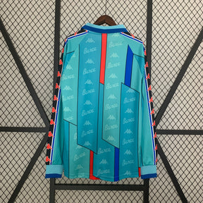 CAMISA RETRÔ BARCELONA AWAY MANGA LONGA 96/97