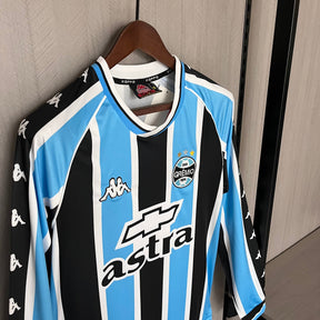CAMISA RETRÔ MANGA LONGA GRÊMIO HOME 2000