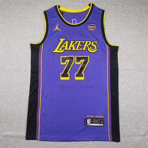 NBA JERSEY LAKERS PURPLE BORDADO 24/25