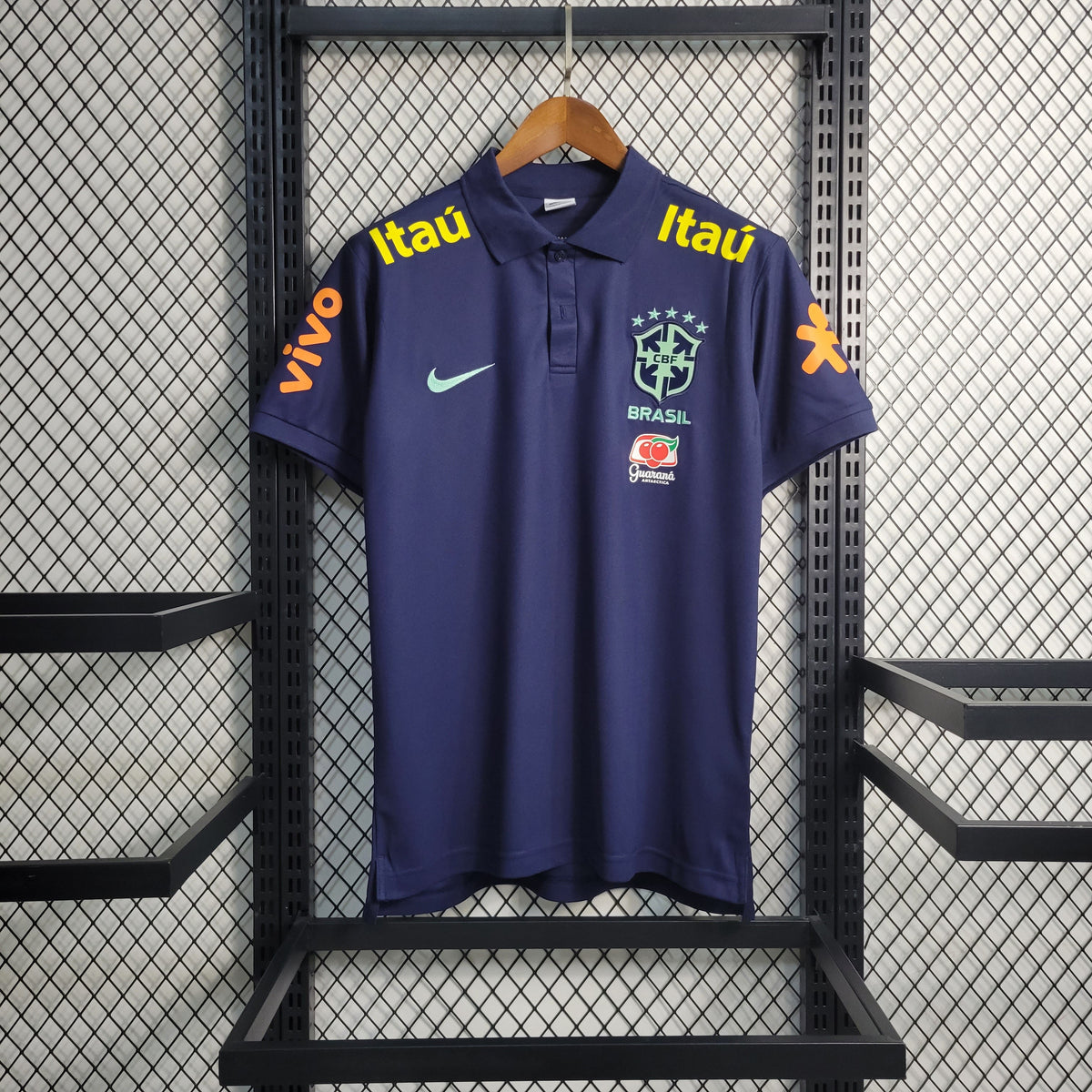 CAMISA BRASIL POLO AZUL ESCURO 22/23