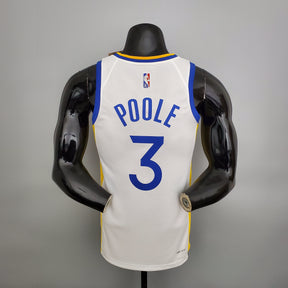 NBA 75TH GOLDEN STATE WARRIORS WHITE NBA JERSEY