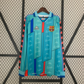 CAMISA RETRÔ BARCELONA AWAY MANGA LONGA 96/97
