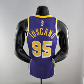 NBA 75TH LOS ANGELES LAKERS PURPLE NBA JERSEY