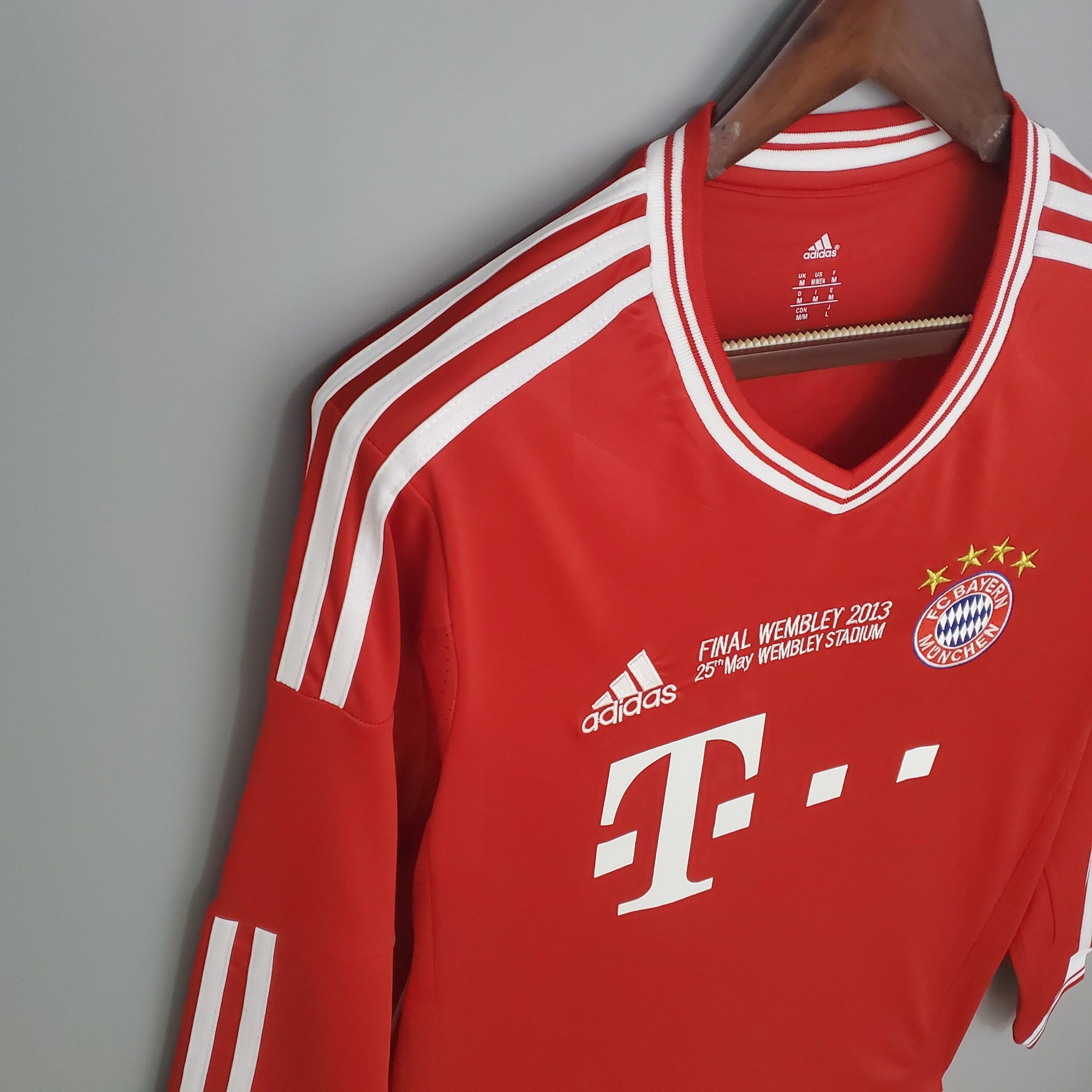 CAMISA RETRÔ BAYERN DE MUNICH HOME MANGA LONGA 13/14