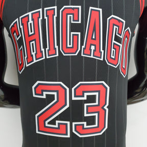 NBA 75TH CHICAGO BULLS FLYERS BLACK NBA JERSEY