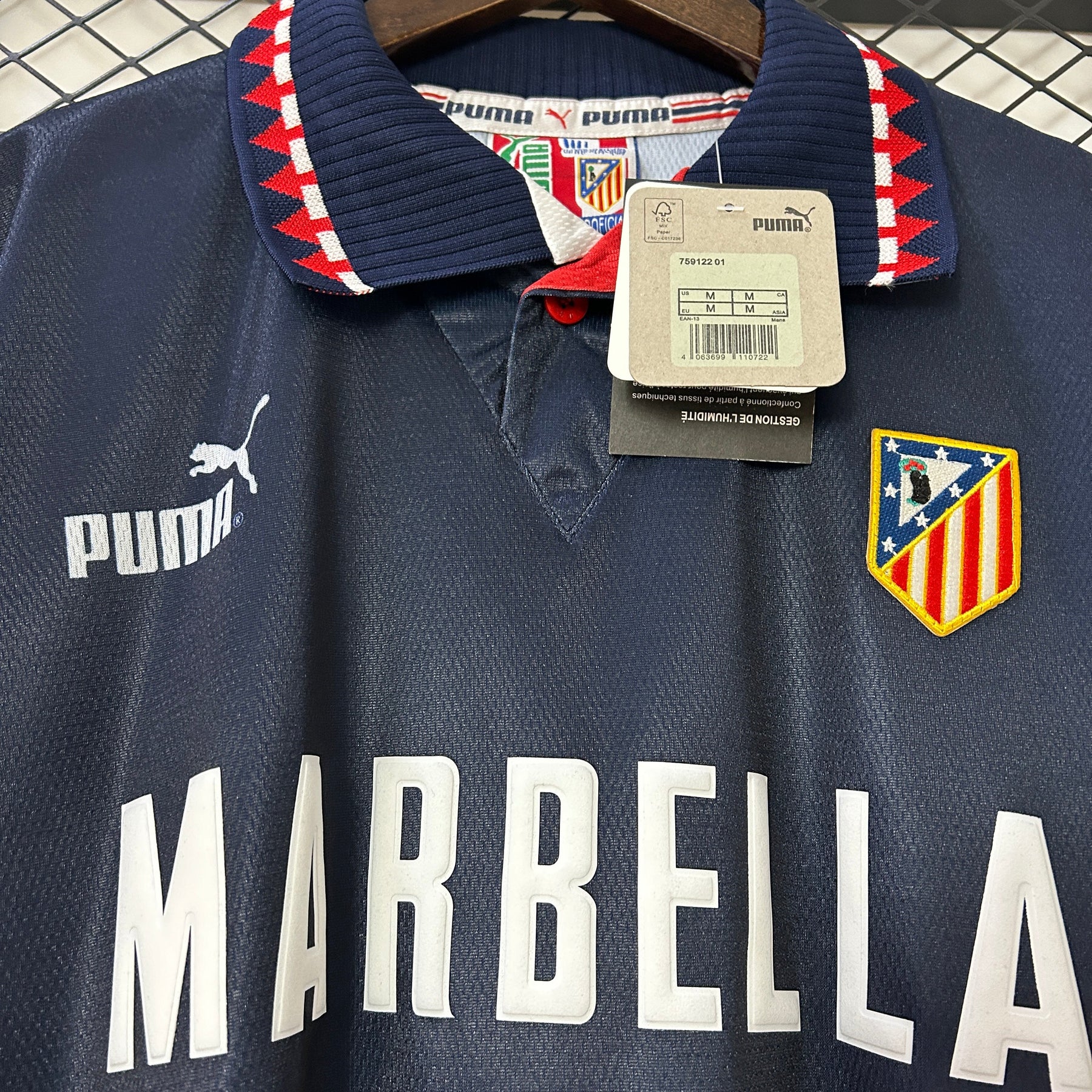 CAMISA RETRÔ ATLÉTICO DE MADRID AWAY 97/98