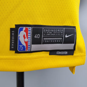 NBA 75TH LOS ANGELES LAKERS YELLOW NBA JERSEY