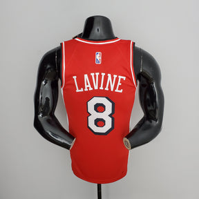 NBA 75TH CHICAGO BULLS CITY EDITION RED NBA JERSEY